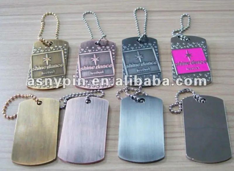 Sublimation Blank Metal Dog Pet Tags Custom Printing Sublimation Tags