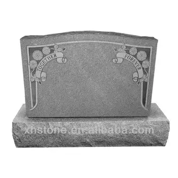 blank tombstone memorial larger granite