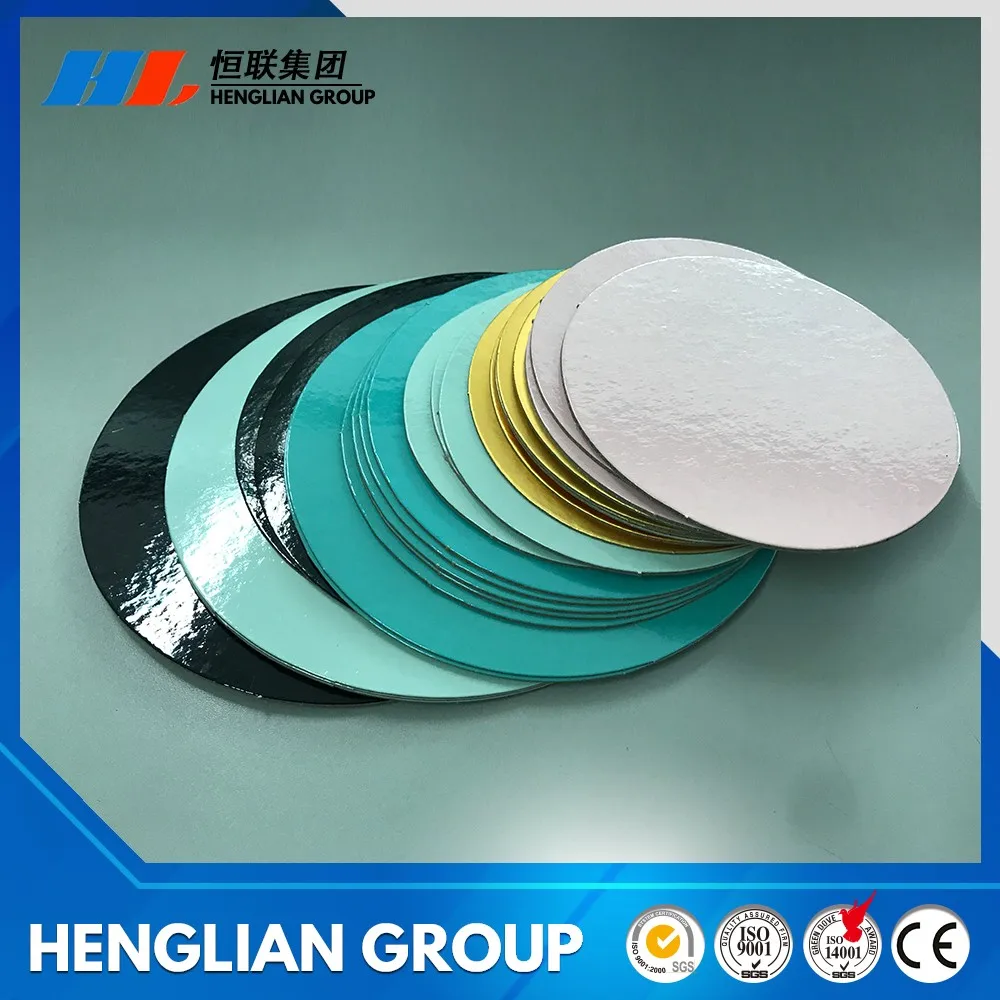 Embossed Aluminum Foil Cake Board Paperboard Corrugated For Cake Board