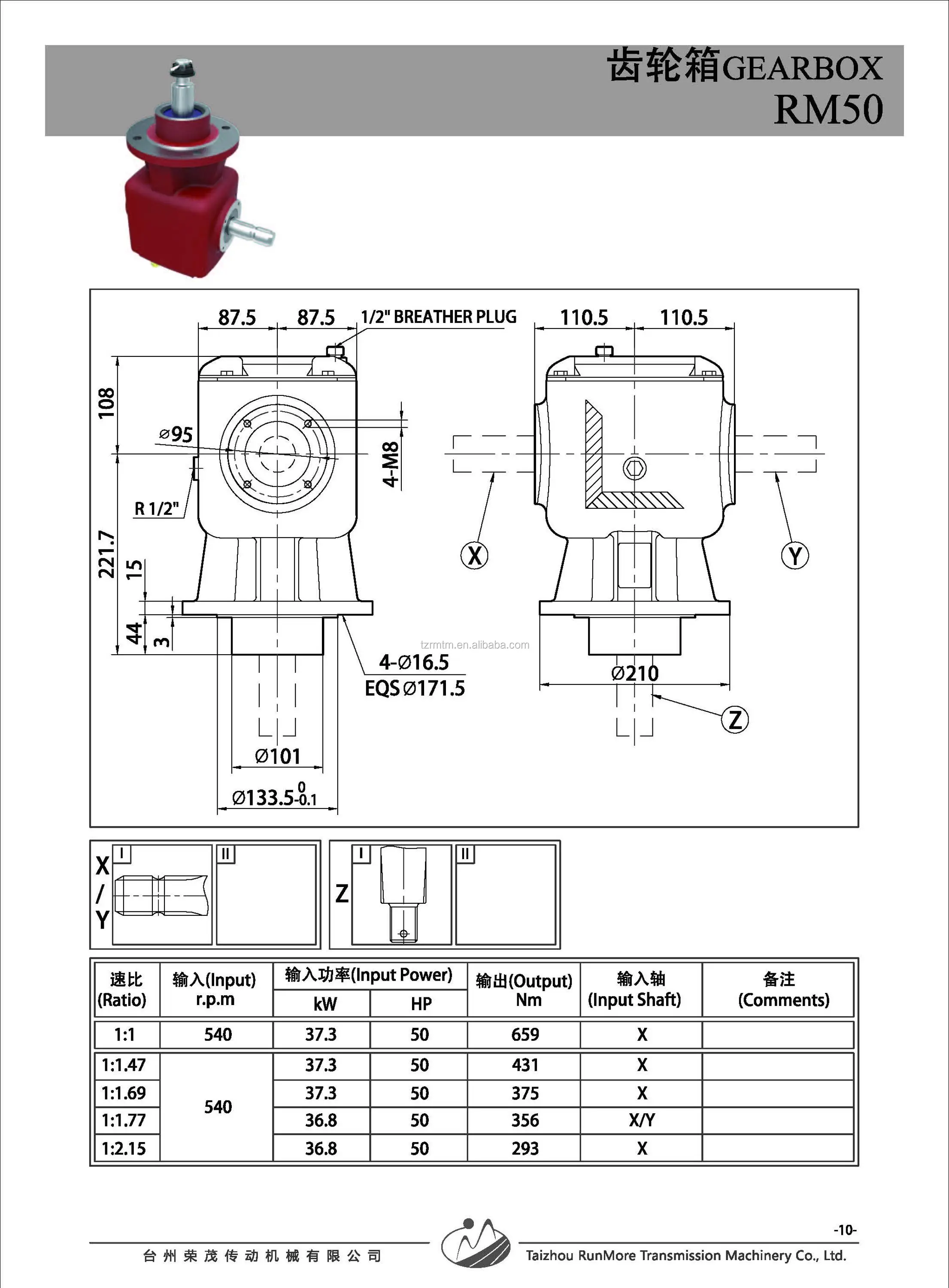Rotary Cutter Gearbox, Lawn Mower Gearbox, Comer Agricultural Gearbox Interchangeable