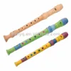 woodwind instruments hot selling colored 10 holes kids mini toy flue