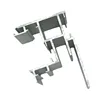 Custom Powder Coated 6063 T5 Extruded Aluminum Sliding Door Parts