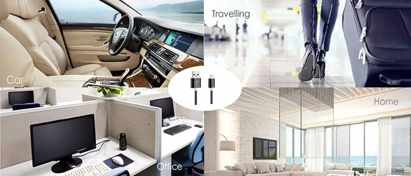 1m 2m 3m Fast Charging Micro USB Mobile Phone Data Cable For Samsung Charger - ANKUX.COM