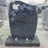 Granite Monument Headstones Carved Flower Memorial For Funeral