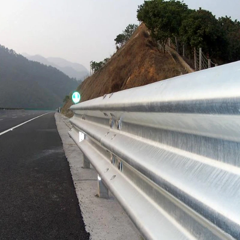 Security Zinc Coated W Beam Galvanized Metal Highway Guard Rail Buy