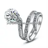 Classic Design Jewelry Ring High Polished Popular Alloy with Crystal Ring Low Price Wholesale