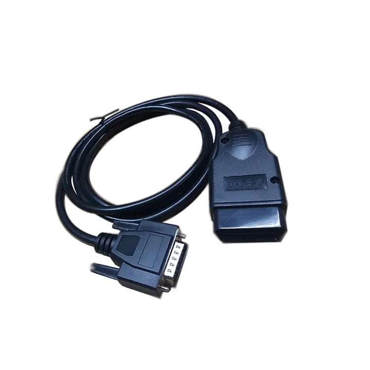 OBD2 16-Pin Male to DB 15Pin Male Extension Cable OBDII Diagnostic Extender 