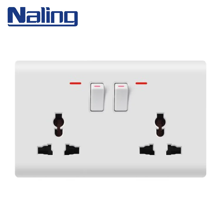 Naling Oem Customized Size Electric Home Multi 2 Gang 2