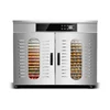 Double door opposite with large operation top 32 trays large capacity home &amp; commercial stainless steel food dehydrator