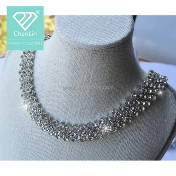 Crystal Banding Chain Hotfix Rhinestone Cup Iron On White Strip For Clothes Decorations Whole Acrylic Rhinestones Claw