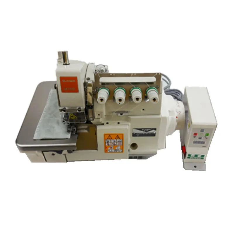 High Speed Overlock Sewing Machine Industrial 4 Thread Overedging Easy