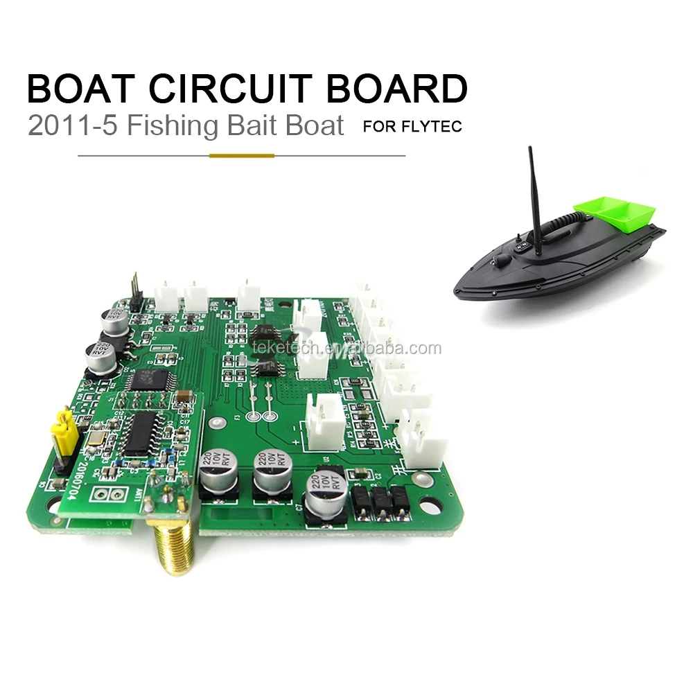KONGZIR Circuit Board Boat 2011-5.011 for 2011-5 Fishing Bait Boat Downloaded