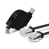 High quality new bare cooper UTP 24AWG lan cable 1m 2m 3m cat6 utp patch cord of free samples