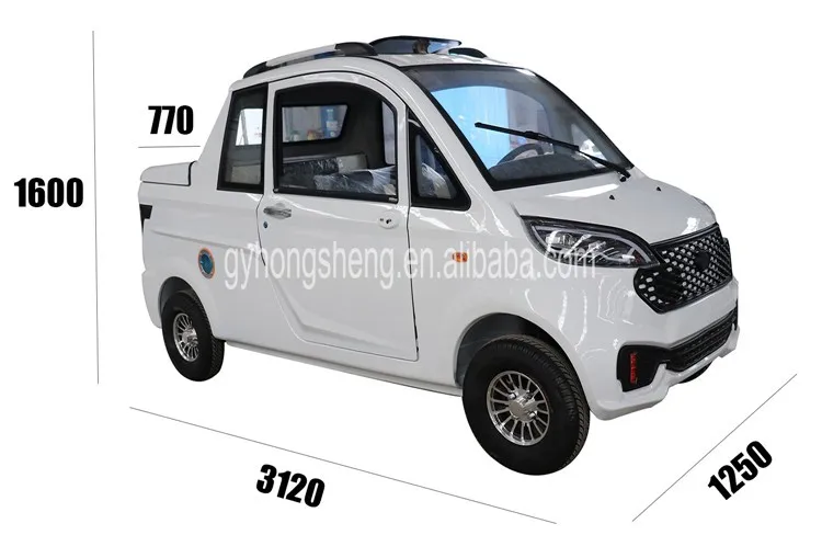 four wheel mini electric pickup car electric pickup cargo car with lithium battery