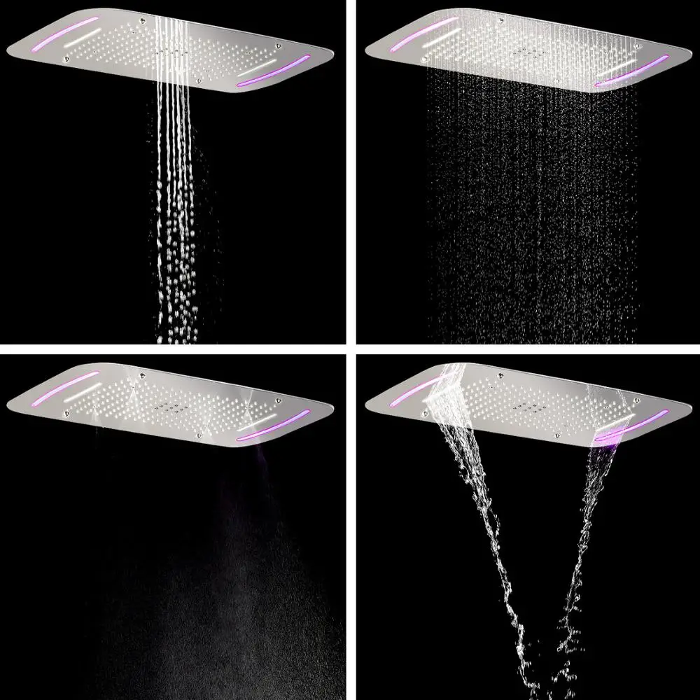 electric faucet recessed ceiling shower heads 430x710mm multi