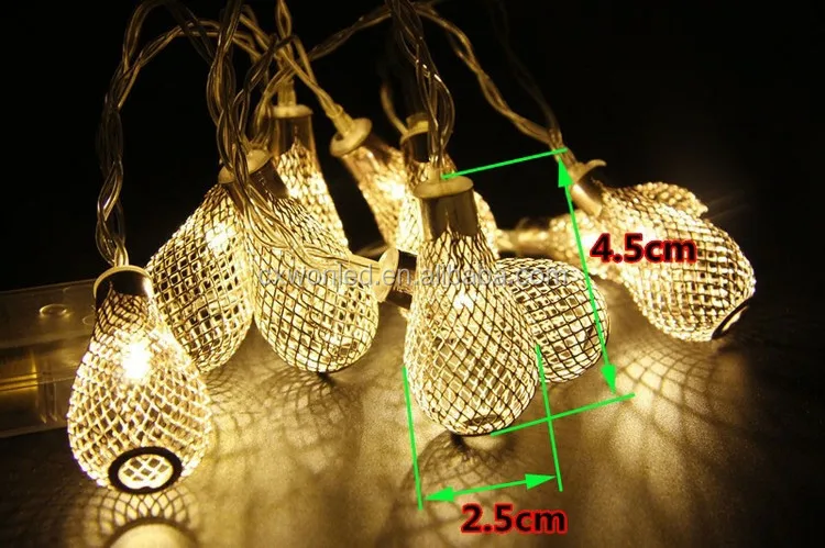 led string LED Metal Drip String Lights 11.jpg