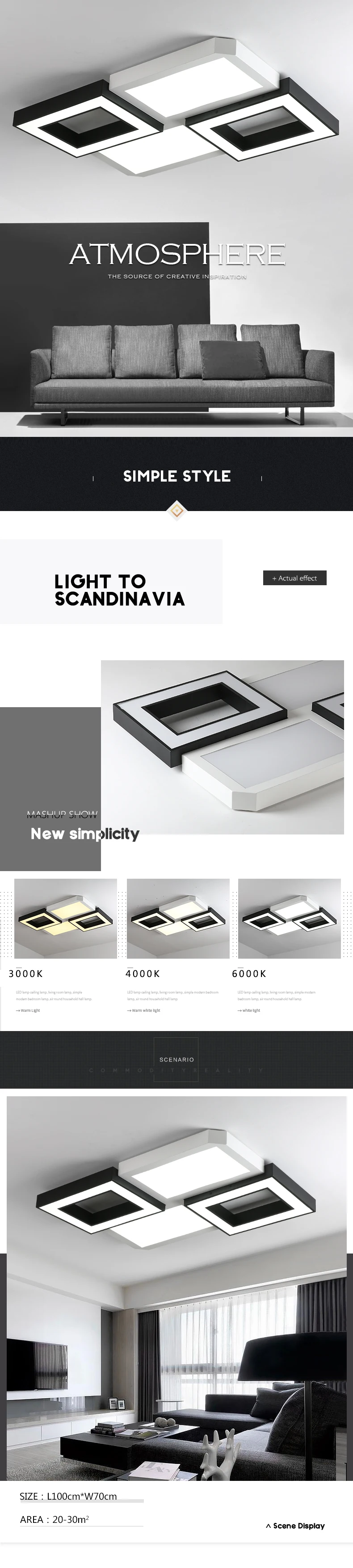 led recessed flush mount color changing led surface mounted round led acrylic ceiling light