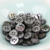 Coconut shell gray buttons