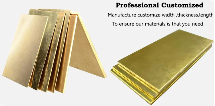 Brass copper plate