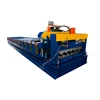 Colored Steel Roofing Step Sheets Cold Forming Production Line/Metal Glazing Step Tiles Roller Former Making Machinery