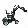 Chinese cheap mini micro towable backhoe tractor loader with forest grab for sale