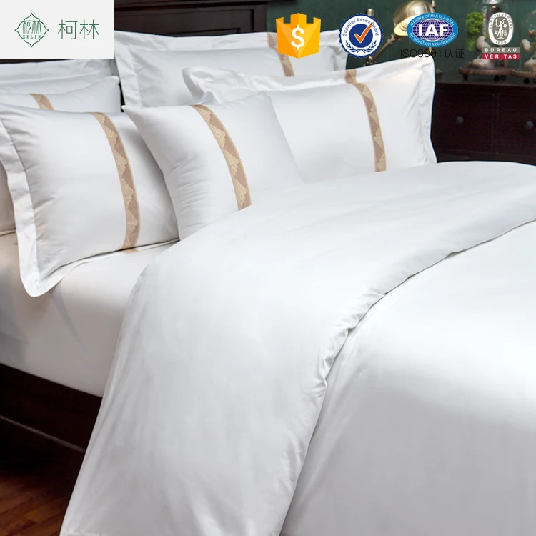 Cheap Price Apartment Use 5 Star Hotel Supply Egyptian Cotton Bed