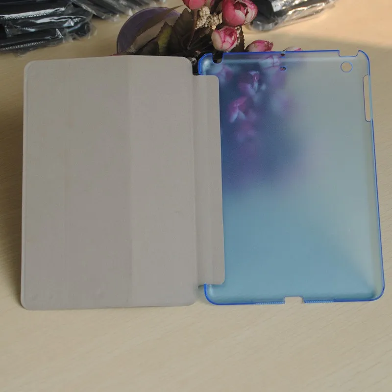 Dormancy Smart Cover for apple ipad Pro 12.9 Stand flip leather case with PC Back cover