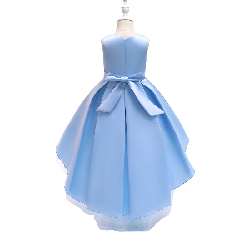 2019 summer sleeveless Flower turkey fashion children girls evening party dress