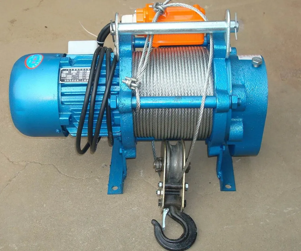 Kcd 500 1000kg Electric Hoist Winch - Buy Electric Winch 110v,Electric ...