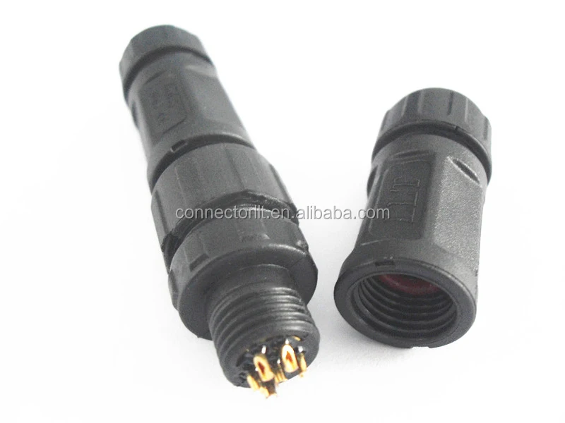 M12 6 Pin Connector Waterproof Malefemale Plug And Socket Buy Male And Female Electrical 6868