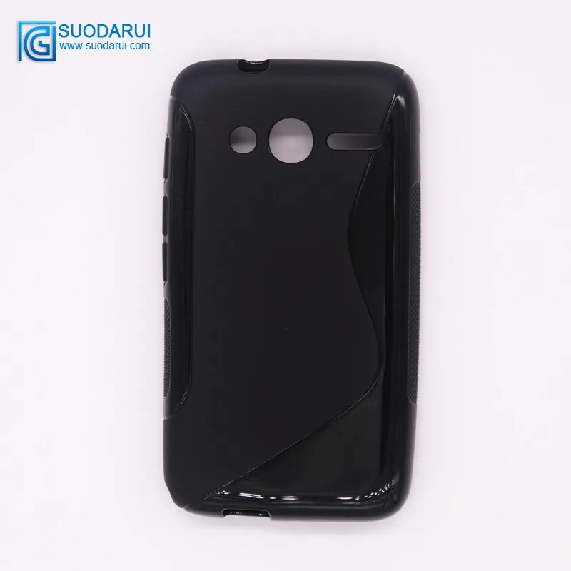 S line TPU phone case For Alcatel One Touch pixi 4 4.0 inch flexible Soft GEL cover