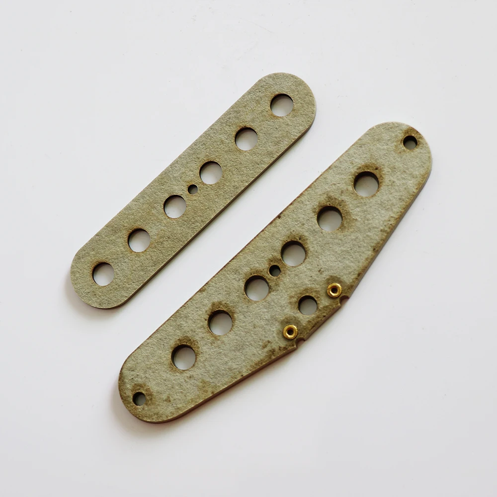 Gray Flatwork Bobbin Strat Guitar Pickup Kits With Alnico 5 Rods