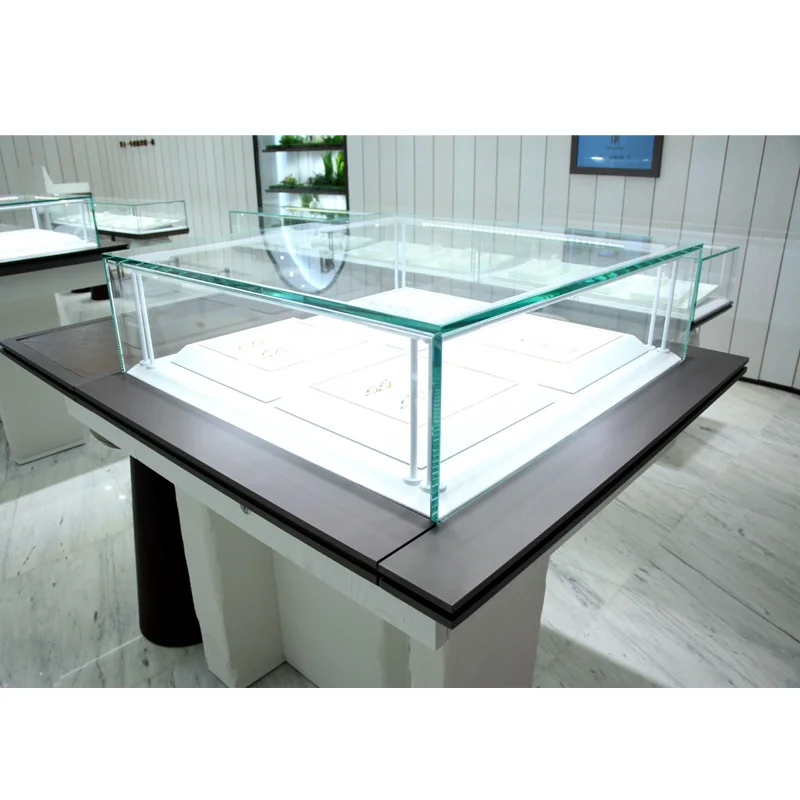 Modern Glass Jewelry Led Light Jewellery Display Showcase Buy
