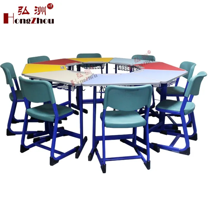 Supply Antique Kindergarten School Furniture Wooden Folding Table And Chairs Mate 8 Kids Party Table Buy Kindergarten School Furniture School