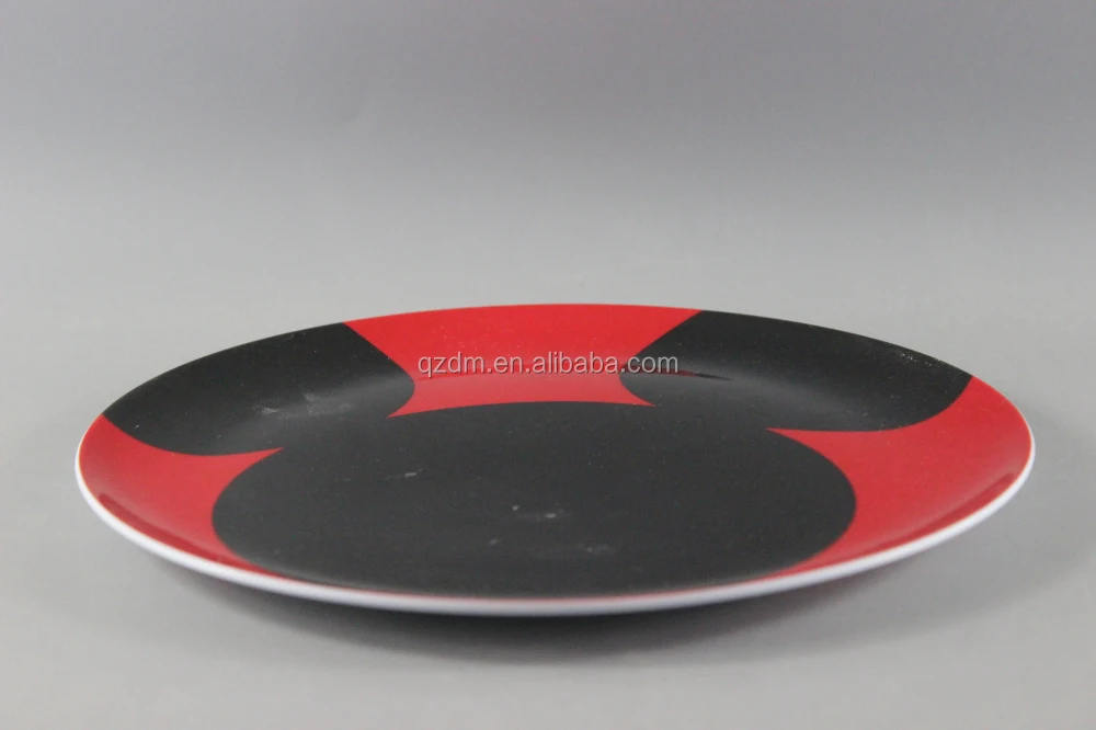 Reusable Plastic Melamine Decorating Food Plates