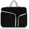 Unique double pocket zipper bag 15'' hidden inside handle computer bags
