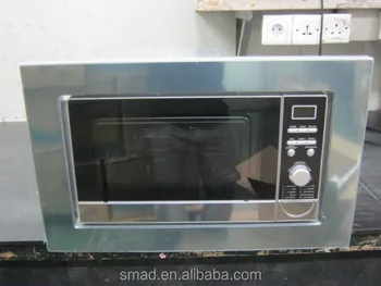 Stainless Steel Electric Microwave Oven stainless steel oven pemanggang roti dengan konveksi dan fungsi rotisserie listrik lampu indikator 1200