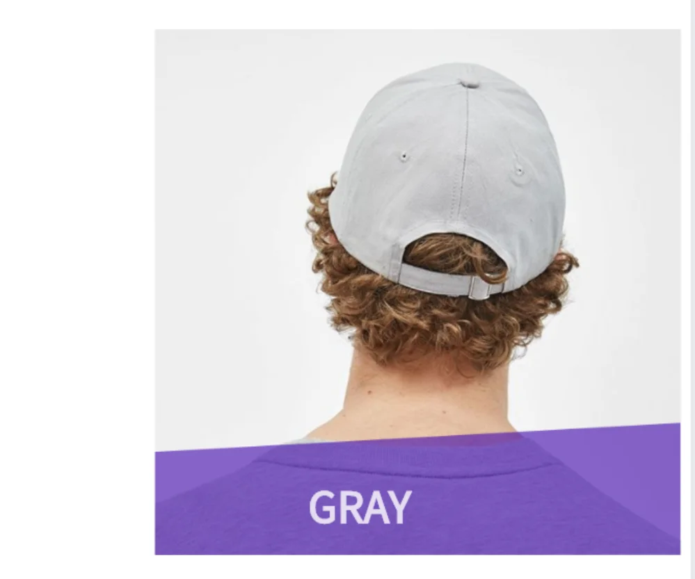 Taille personnalisée anti-rayonnement casquette de baseball