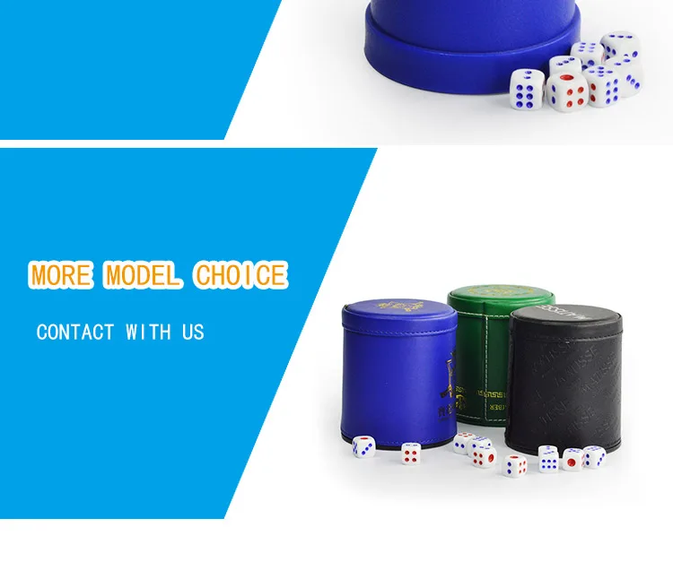 Custom Embossed Pp+pu Leather Dice Cups Buy Custom Dice Cups,Pp+pu