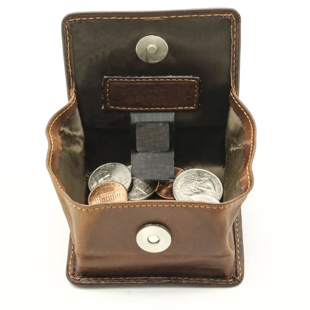 Conveniently Leather Euro Coin Purse Genuine Leather,Eco Friendly