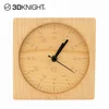 3Dknight chery wood wooden station clock wholesale manufacturing supplier for the best draft in family