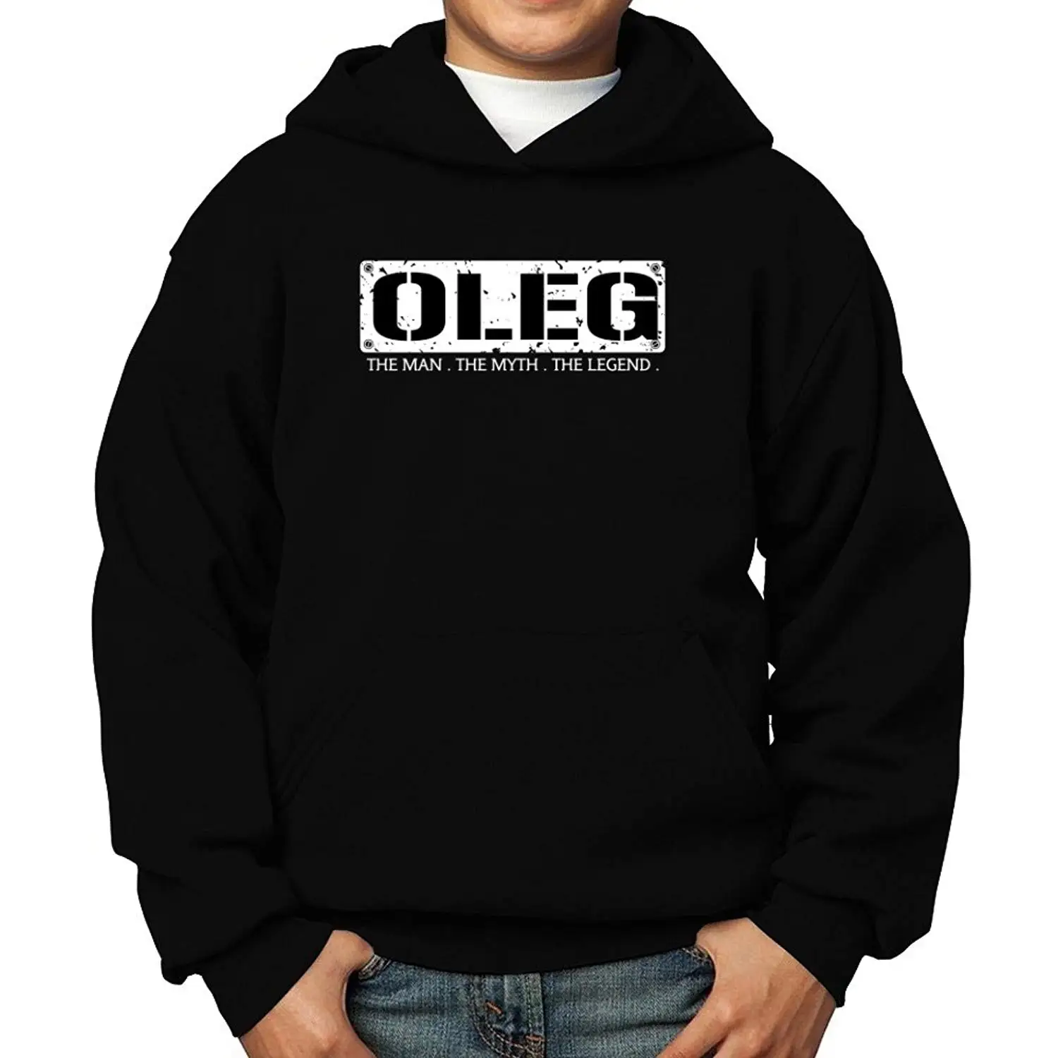 Teeburon Oleg The Man The Myth The Legend Boy Hoodie