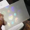 High security tamper evident holographic sticker/ customized hologram sticker
