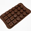 25 Cavity Kitchen DIY Baking Cake Candy Heat Resistant Food Grade Silicone Chocolate Mold