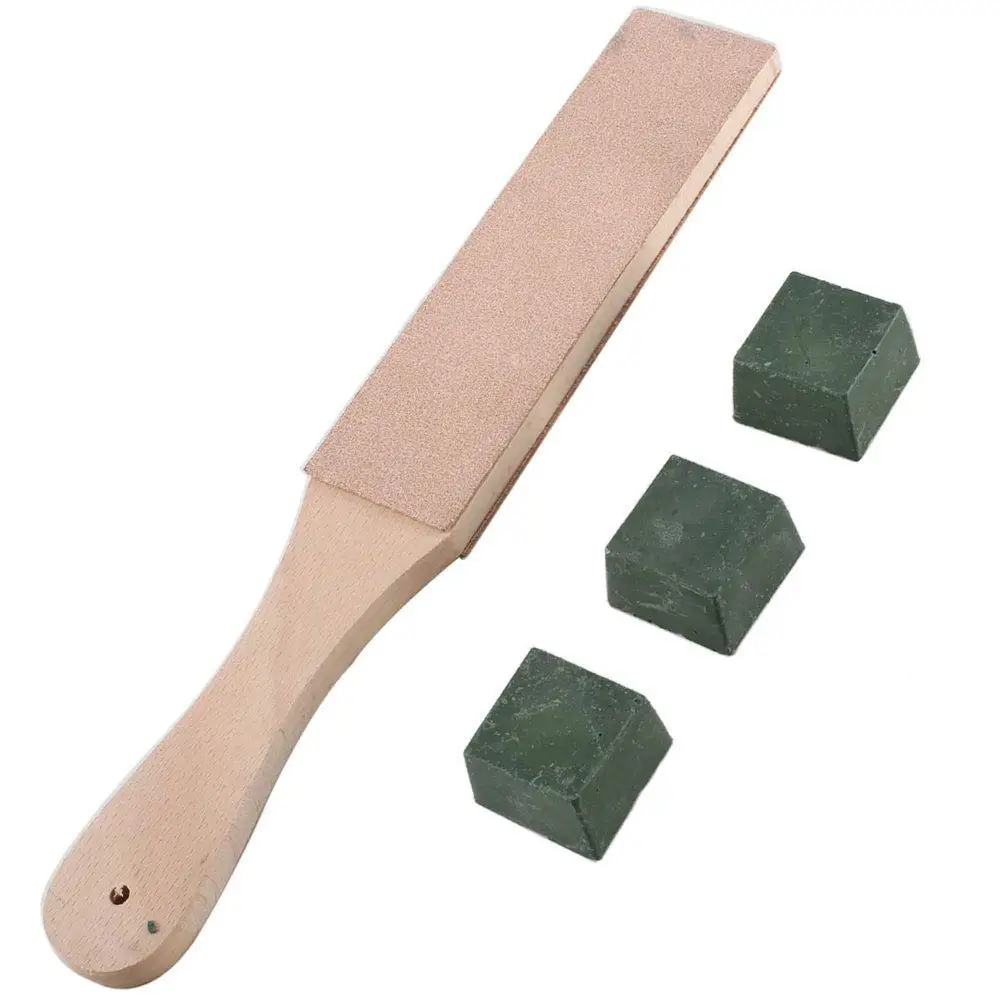 Leather strop Sharpening leather honing strop kit 3 x 8 Inch stropping leather