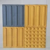 CE high quality PU 30*30cm blind tile tactile tile for the blind tactile paving