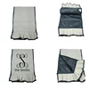 CFP A069 Stocked Burlap Personalized Easy Stitch 2-Sided Ruffle Garden Flag