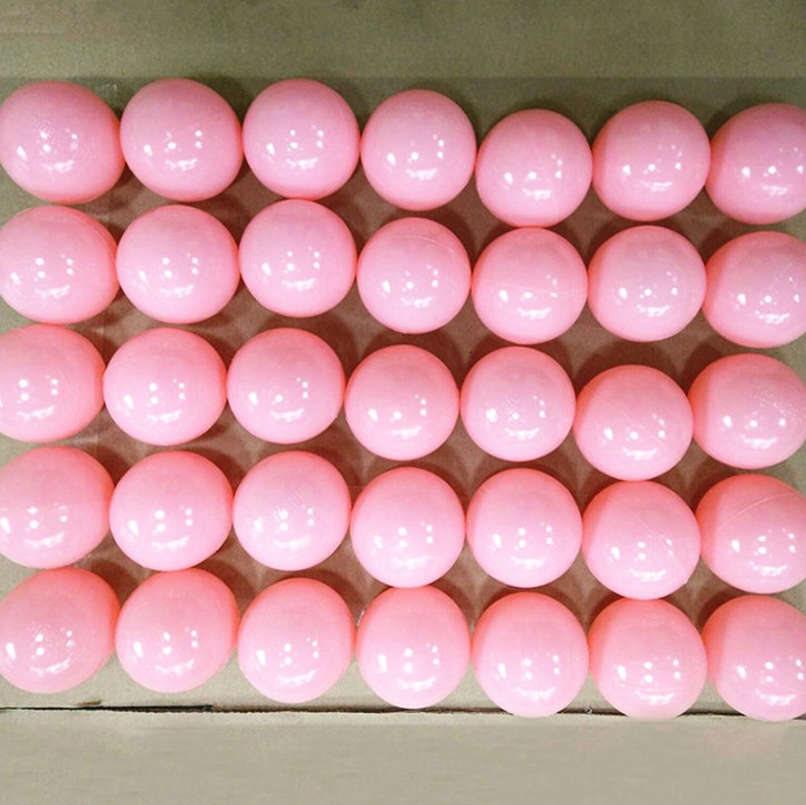 Wholesale 8cm Pink Hollow Plastic Ball Pit Balls For Playground Buy