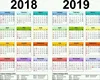 2019 offset printing yearly wall mount/wall calendar printing