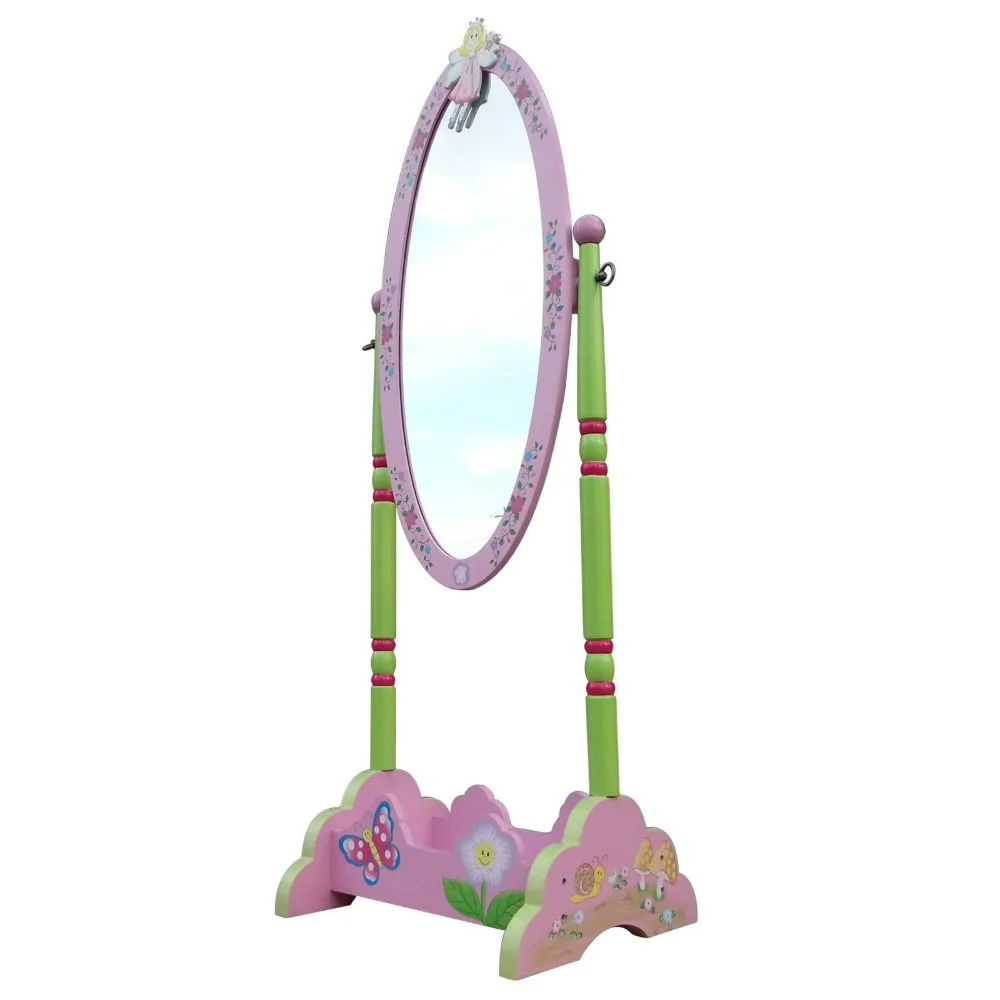 Beautiful Fairy Standing Mirror Kids Mirror Girls Dresser Childrens
